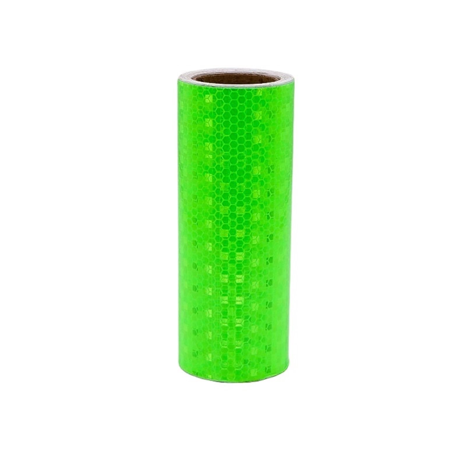 Yuzguhey Grün Reflective Tape, Self Adhesive Fluorescent Reflector Warning Tape, Pack Of 1 Self-Adhesive Pvc In Multicolor(Grün)