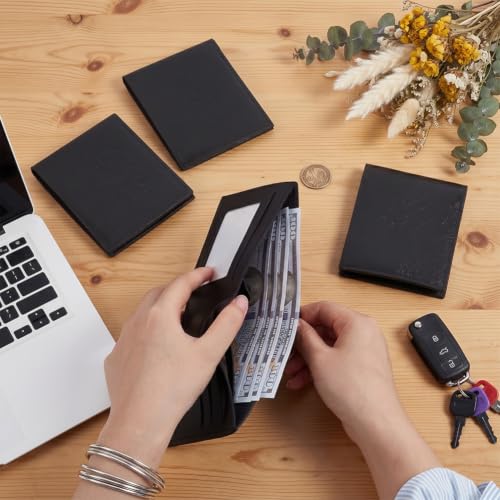 Carteras plegables marrones ultrafinas en pack de 14, el regalo perfecto para hombres 3