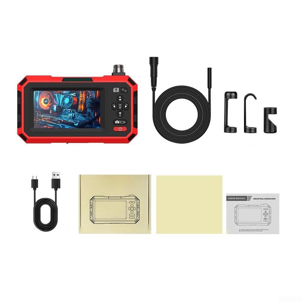 Telecamera Endoscopica Doppia Lente 5 Pollici IP67(HT669A)