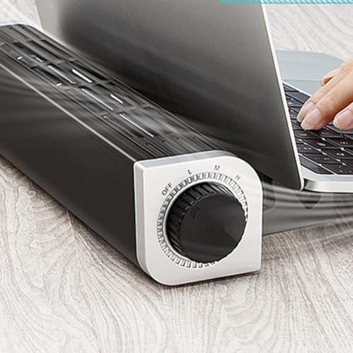Refroidisseur portable multifonction POPETPOP ventilateur USB support noir - 3