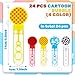 Rotatingpals 24 Pack Bulk Bubble Wands Cartoon Party Supplies Story Theme Birthday Party Supply Cartoon Theme Birthday Bag Stuffers Supplies Decorations for Adults(Toy Inspire Game,Wand)