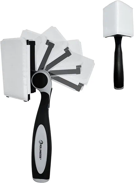 ROLLINGDOG 2.5" Paint Edger - Paint Pad for Corner with Adjustable Handle Angle to 5 Position, for Edge Painting and Triming