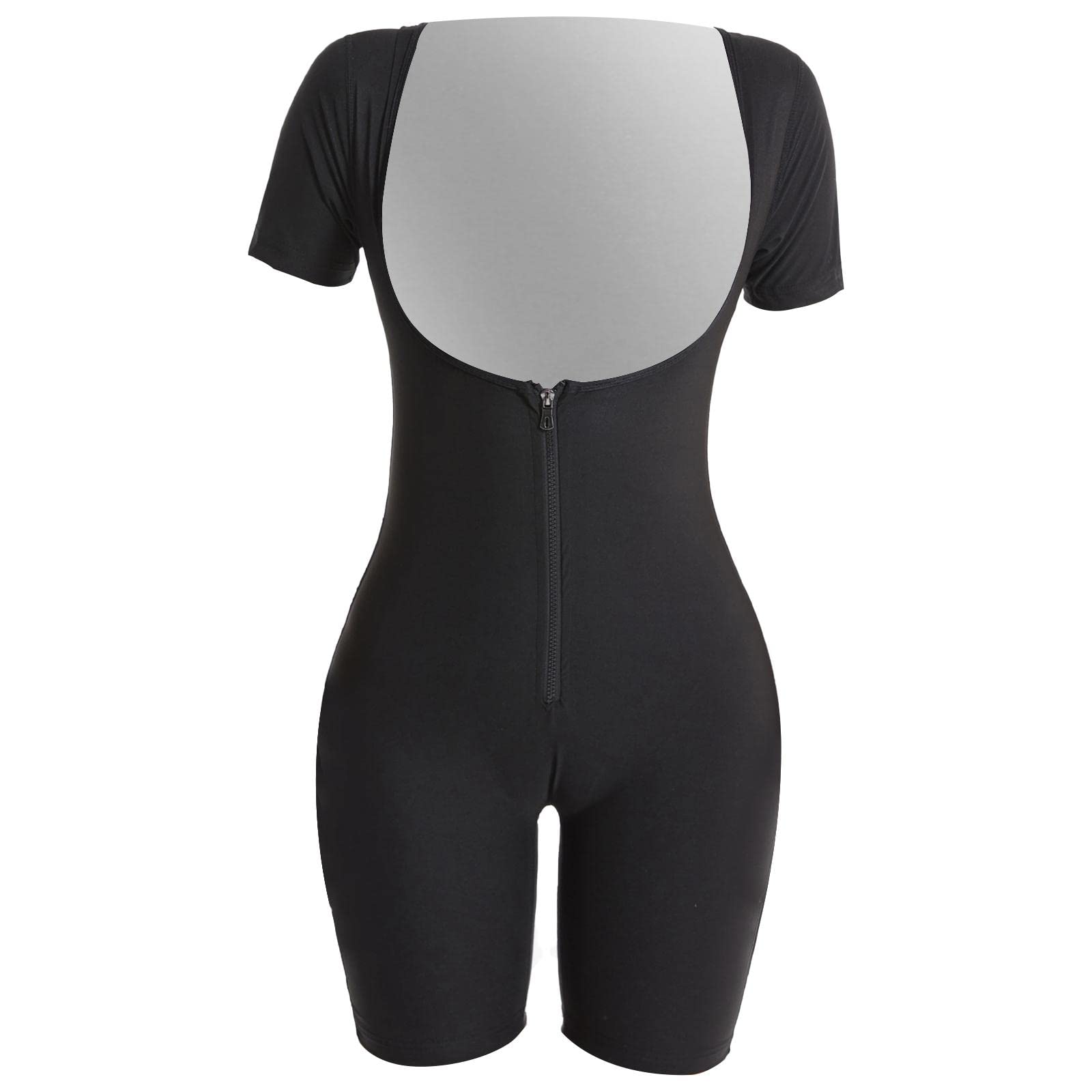 SECRET DESIRE Sauna Suits Women Men Sweatpants Sauna Jumpsuit For Running Yoga Workout M Silver|Clothing Shoes & Accessories|Womens Clothing|Intimates & Sleep|Shapewear-image-6