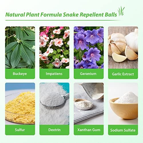 MAGIC CAT 10 Pack Snake Repellent for Yard Powerful, Snake Away