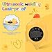 Baby Bath Thermometer - Digital Floating Water Thermometer with LED Display & Color Temperature Alerts, Rechargeable Bath Toy for Infant Bathtub Safety, Newborn Bath Essentials Gift