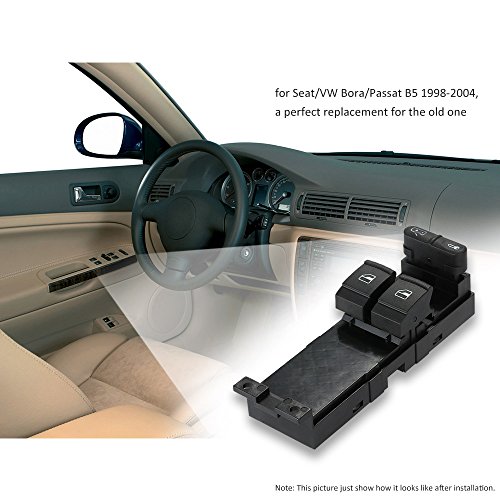 Yorten Interruptor elétrico da janela do carro Levantador da janela do lado do motorista Porta abert