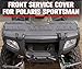A & UTV PRO Front Service Cover Assembly for 2005-2010 Polaris Sportsman 400 450 500 600 700 800, ATV Front Storage Box Cover Cargo Lid Accessories, Replace OEM # 2633162, 2633157, 2633355-070