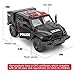 BDTCTK 1/36 Scale JLTV Armored Car Police Car Model, Zinc Alloy Die-Cast Pull Back Vehicles Kid Toys for Boy Girl Gift (Black)