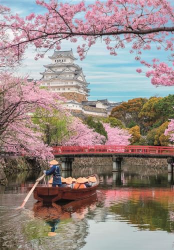 Clementoni Jigsaw Puzzle 1000 pieces Collection Himeji Castle in Spring, Puzzle for Adults 14-99 Years, Compact box - Image 2