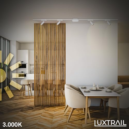 Spot de plafond Luxtrail LED orientable pour éclairer les angles morts