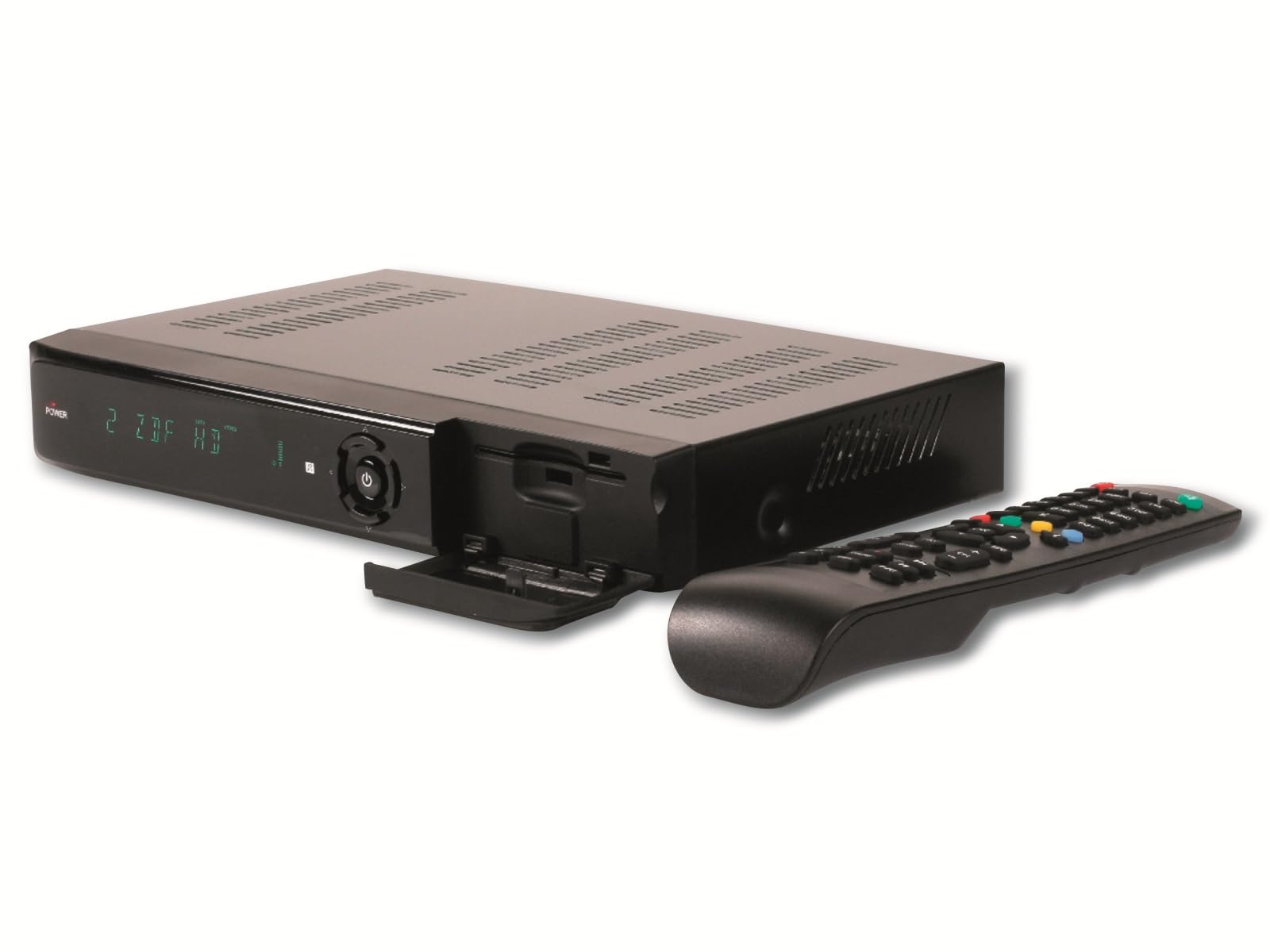 Ankaro AVA Récepteur satellite numérique UHD 4K DVB-S2X H.265 avec enregistrement USB noir