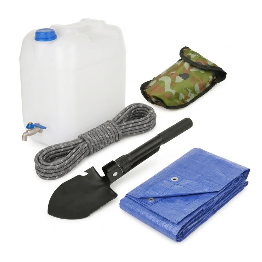 4-TLG. Notfallset Basic mit Wasserkanister 20L BPA-Frei