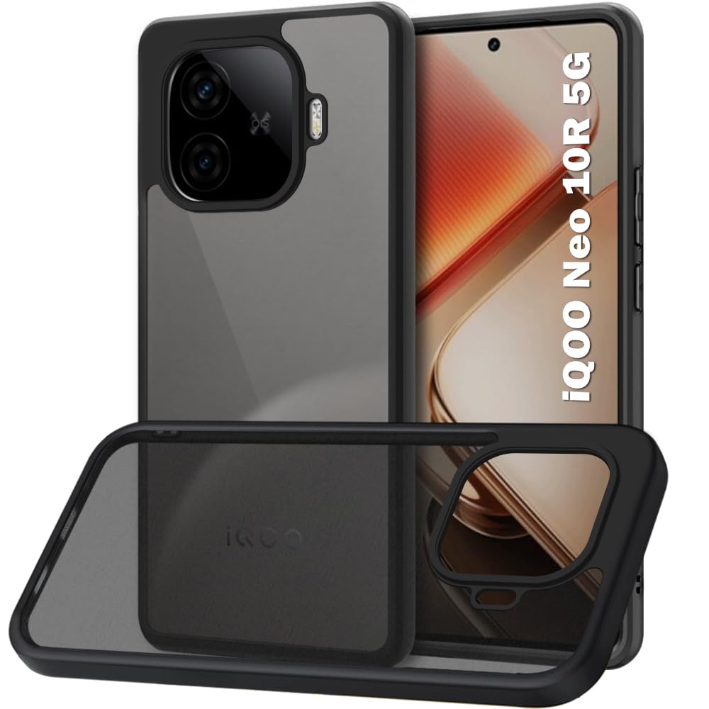 TheGiftKart Hybrid Shockproof Back Cover Case for Motorola Moto Signature 5G | Camera Protection Module | Hard Back Case Cover for Moto Signature (PC & TPU, Translucent Smoke Matte Back, Black Sides) — Amazon image 15