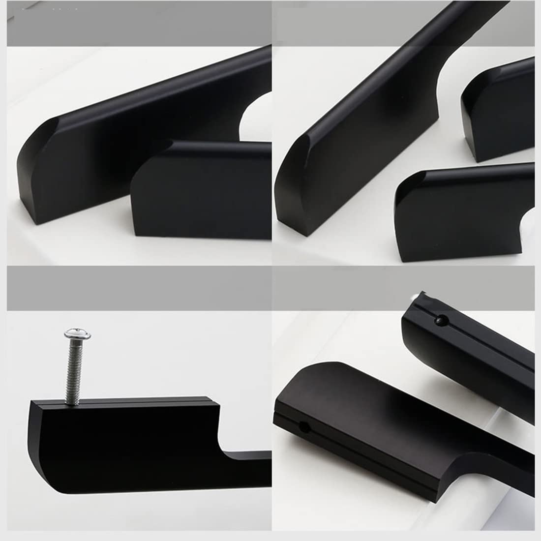Bertomani Profielgreep - Aluminium zilver - 128mm - 2 stuks