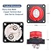Battery Disconnect On/Off Switch, 12V 24V 48V Kill Master Cut Shut Off for Marine Boat RV ATV UTV Vehicles, Waterproof Heavy Duty Isolator, 275/1250 Amps