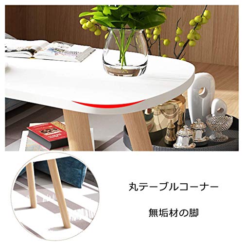 Table basse en bois naturel type bas et léger pour vivre seul à la mode - 5