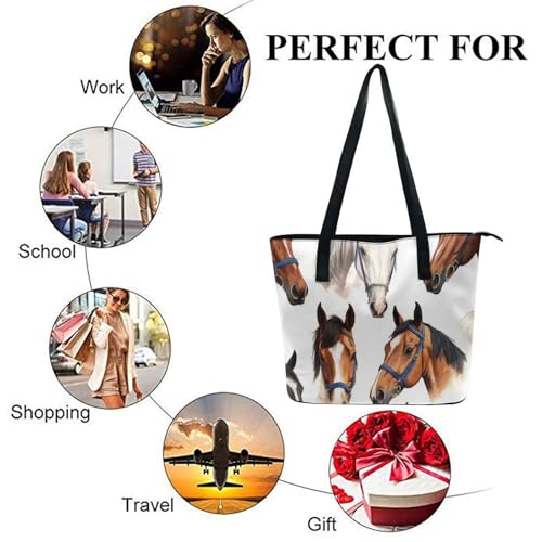 Bolso tipo Tote Grande para Trabajo con Cierre miniatura 6