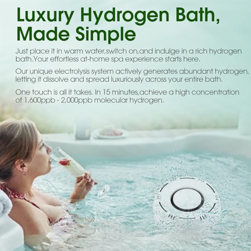 Lovinity Hydrogen Bath Generator,Home H2 Bath Device(Foot Bath & Facial Skincare)(Portable Hydrogen Water Machine) Ideal Gift for Health & Skin Care, White - Image 3