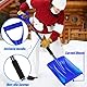 Schneeschaufel, 108cm Schneeschaufel Auto, 4-Teiliges Abnehmbares Design, Leichte Tragbare Einstellbare Schneeschieber mit Großer Kapazität Perfekt für Garten, Autofahrt, Camping (Blau)
