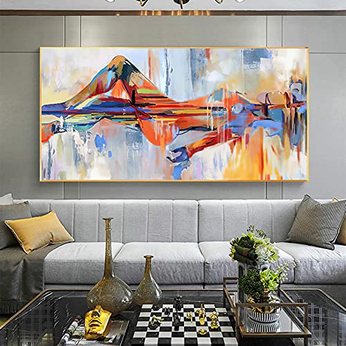 Impression sur toile bouddha abstrait tableau décoratif mural salon 50x100 cm - 3