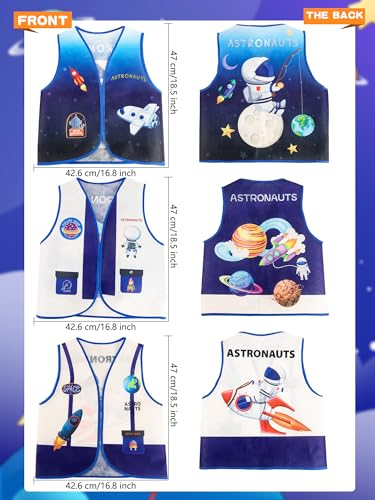Disfraz de Chaleco Astronauta para Niños 4 Piezas miniatura 2