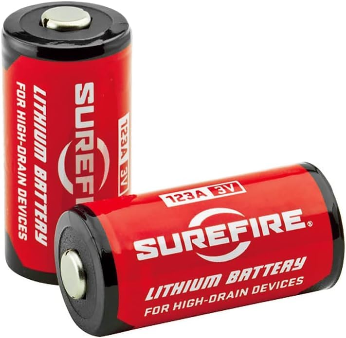 Surefire 懐中電灯 123Aバッテリー付き Amazon | SUREFIRE 正規品 SF123A 3V リチウム電池 2本セット CR123A