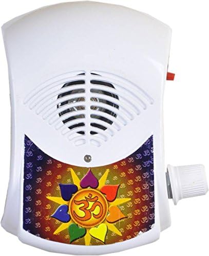 CASTO Plastic 22 in 1 Mantra Chanting Pooja Bell Electric Light Continious Sound (Multicolour)