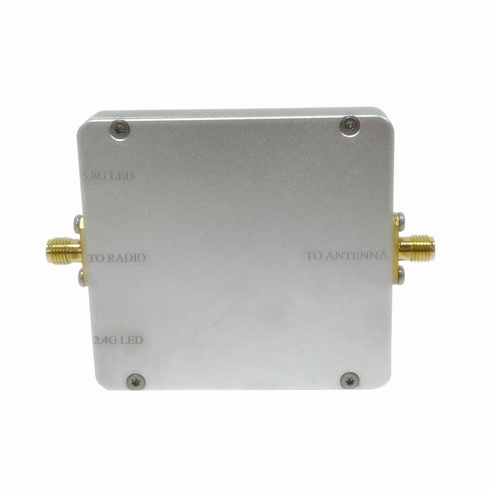 EP-AB015 Amplificatore di segnale wireless RC 2,4 GHz e 5,8 GHz Dual Band 4000 mW 36 dBm Amplificatore di segnale WiFi Amplificatore di segnale wireless per drone, UAV, telecamera IP