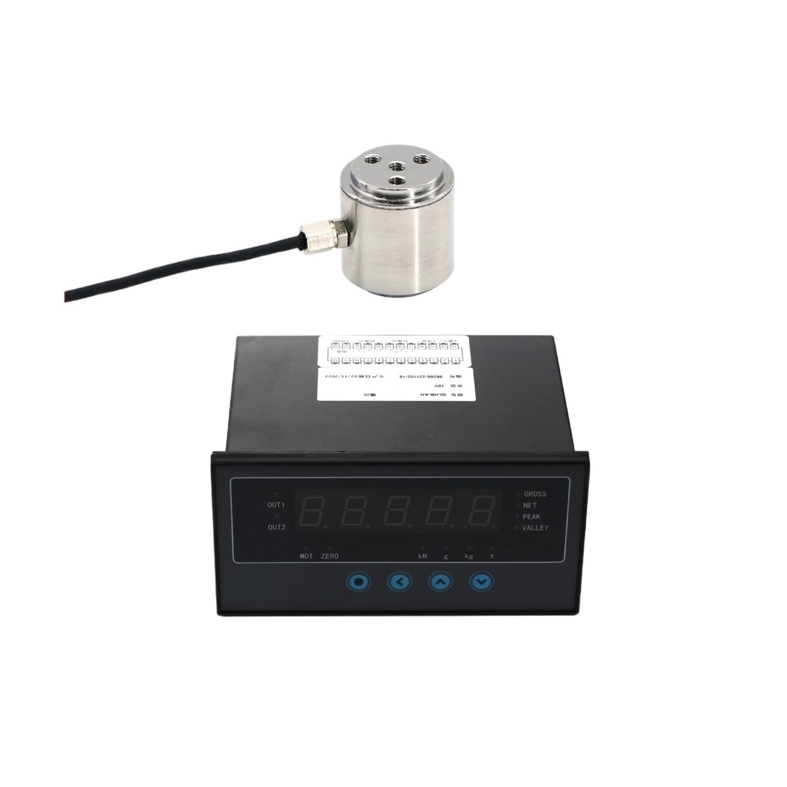 MXXDMOPD Indicator Display+Weighing Force Measurement Passion Sensor Column Pull Pressure(50KG)