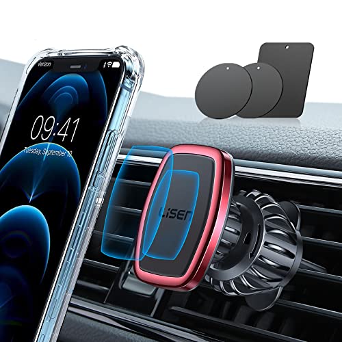 LISEN Magnetic Phone Holder for Car Upgraded Clip...