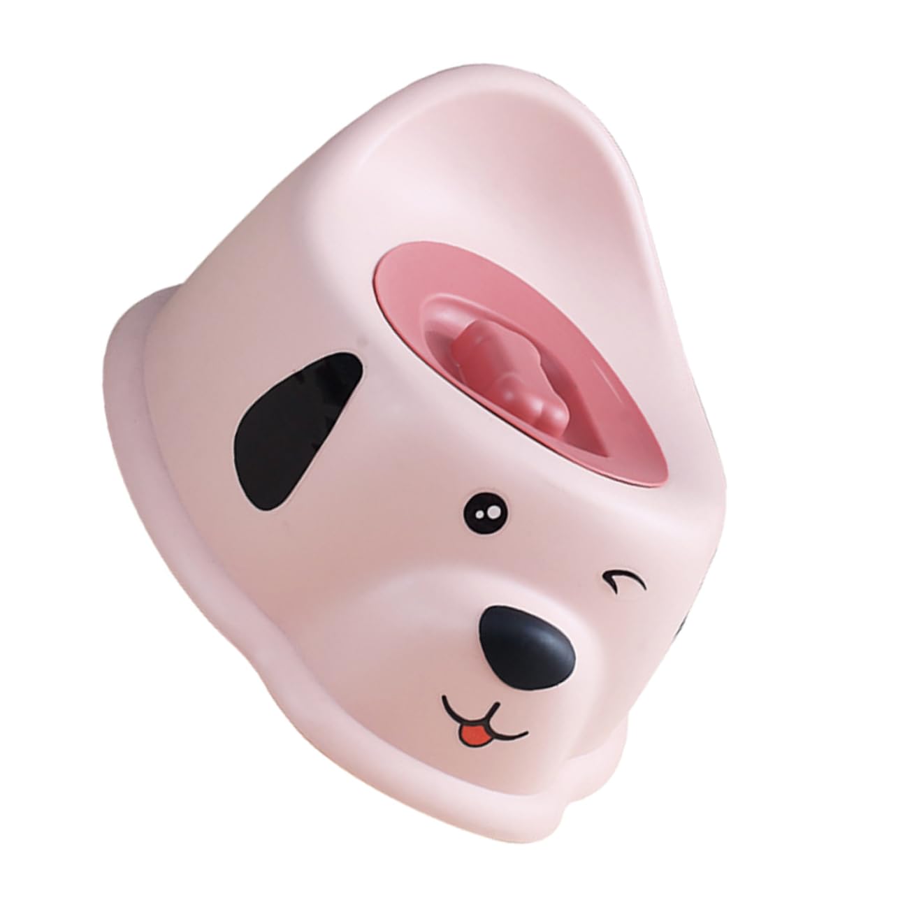 Toddmomy Potty Training Seat Portable Boys and Girls Potty for Toilet Brush and Holder Boys and Girls Toilet Dog Pattern