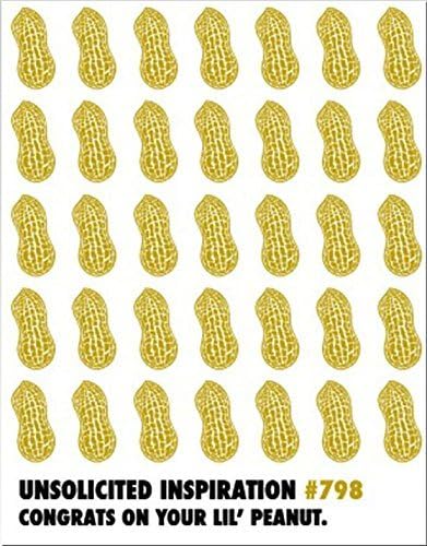 UI316pck New Baby Peanut Card (6-Pack)