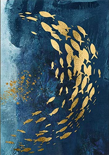 QWEWQE Poster da parete, su tela, motivo astratto