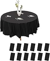 Vista 20 de Urby Manteles de plástico desechables blancos para mesas rectangulares de 8 pies, ideal para servir como picnic, fiesta, exterior o comedor, mantel