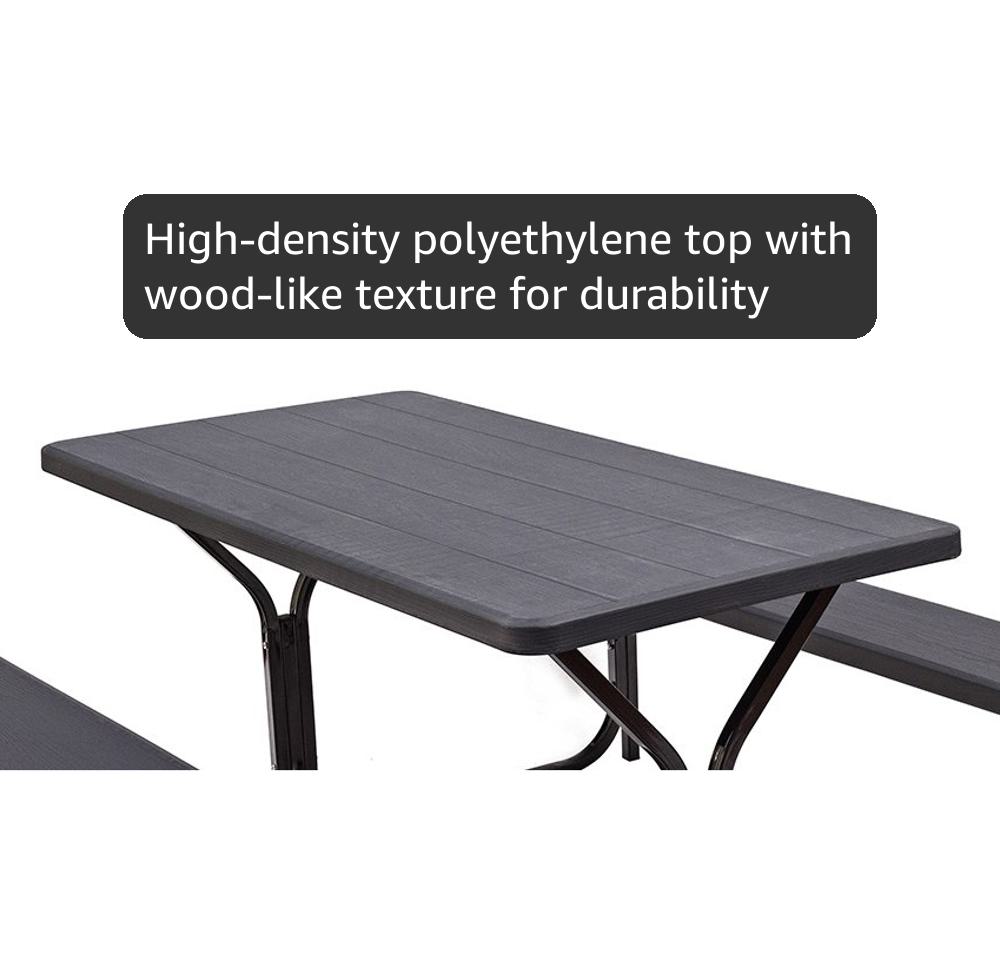 Amazon.com : Giantex Picnic Bench Set Outdoor Camping All Weather