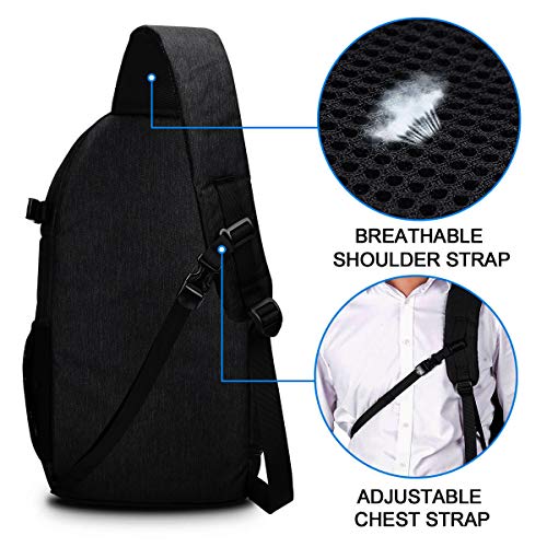 Mochila CADeN para cámara DSLR impermeable negra miniatura 4