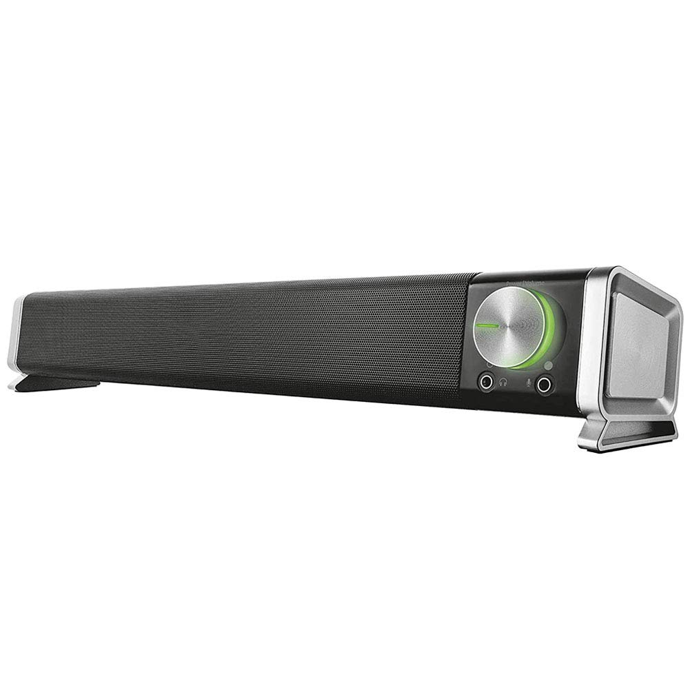 Soundbar per Pc Altoparlanti fedeltà E Stabilità Bluetooth 5.0 Integrato Illuminazione Atmosferica A LED Colorati Uso Sia Interno Che Esterno Il Tipo Nascosto Non Occupa Spazio