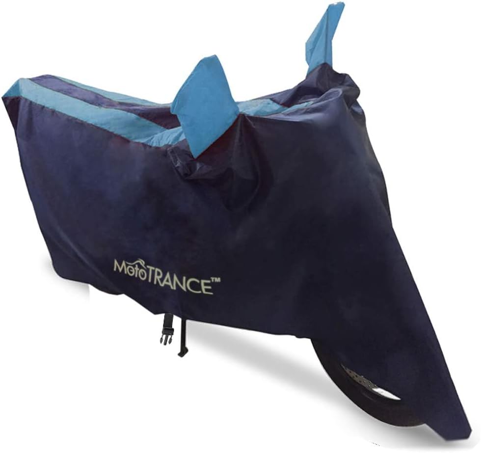 Mototrance Sporty Arc Blue Aqua Bike Body Cover Compatible with Suzuki Access 125