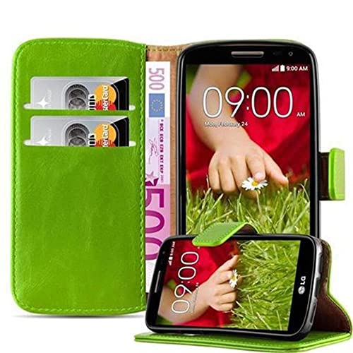 Cadorabo Custodia Libro per LG G2 MINI in VERDE