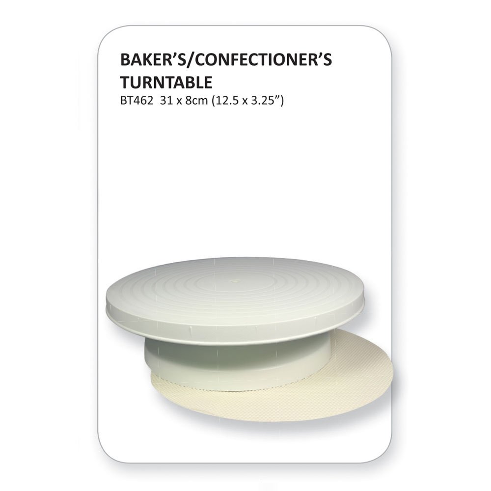 PME Baker's/Confectioner's Turntable 31 x 8 cm, White, 31.5 x 31.5 x 8 cm - Image 2