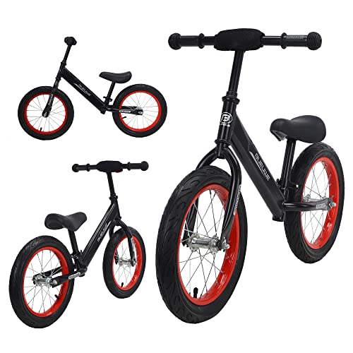 GASLIKE Laufrad Kinder 3 4 5 6 7 Jahre, 14 Zoll Kinderlaufrad, Verstellbarer Sitz, Training Fahrrad...