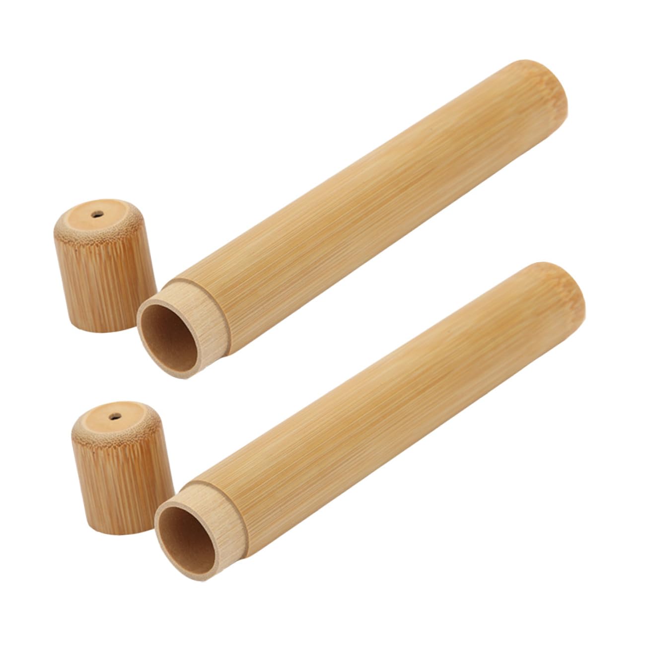 Ipetboom 2Pcs Toothbrush Cases Portable Travel Storage Containers for Home Outdoors Lightweight Design Toothbrush Holders for Family Business Trips Camping