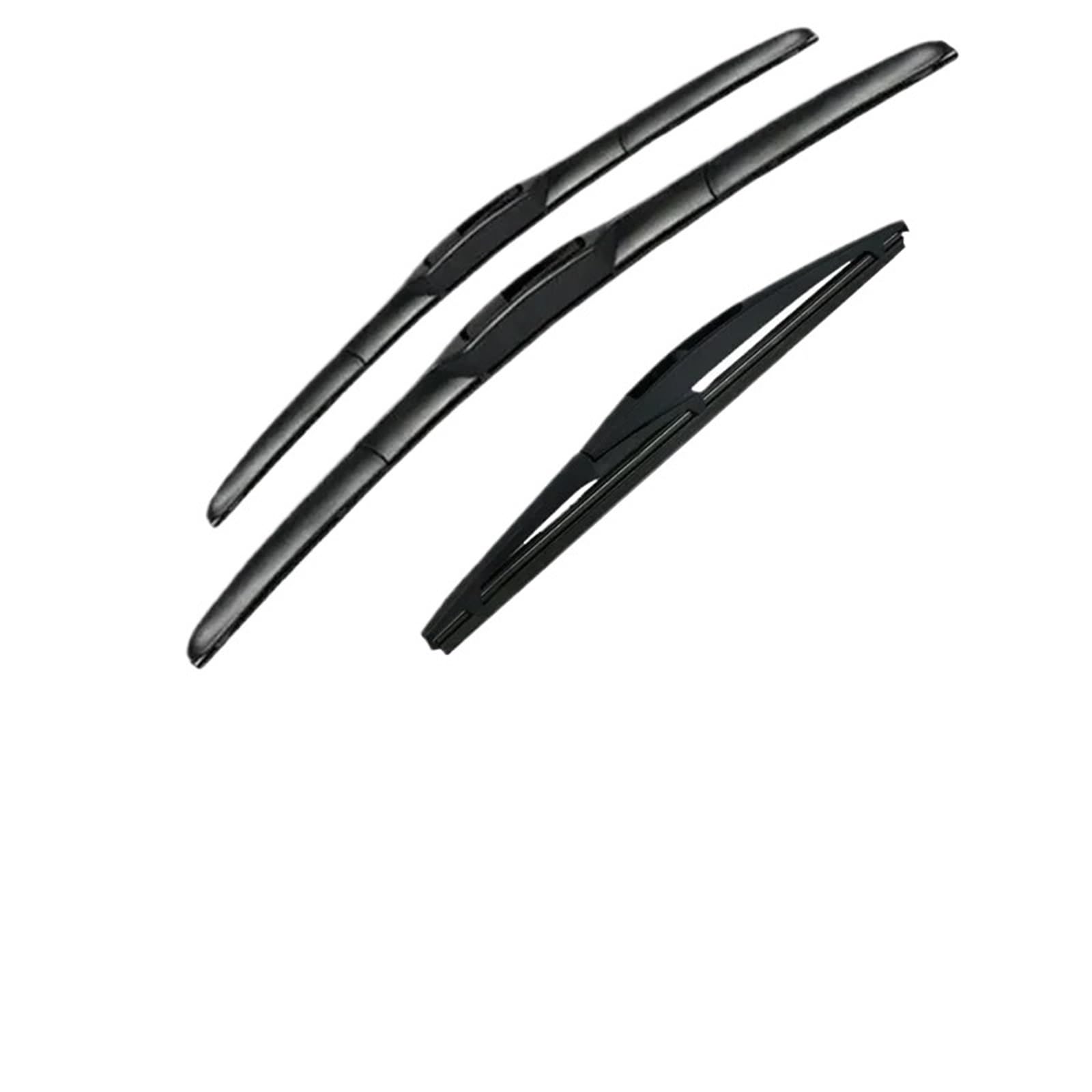 Strisce tergicristalli per Fit Jazz 3 MK3 RS 2014-2020, Kit di spazzole tergicristallo Anteriori e Posteriori, ricariche per tergicristalli, Guida a Destra, Anteriore, Anteriore e Posteriore/Sinistra