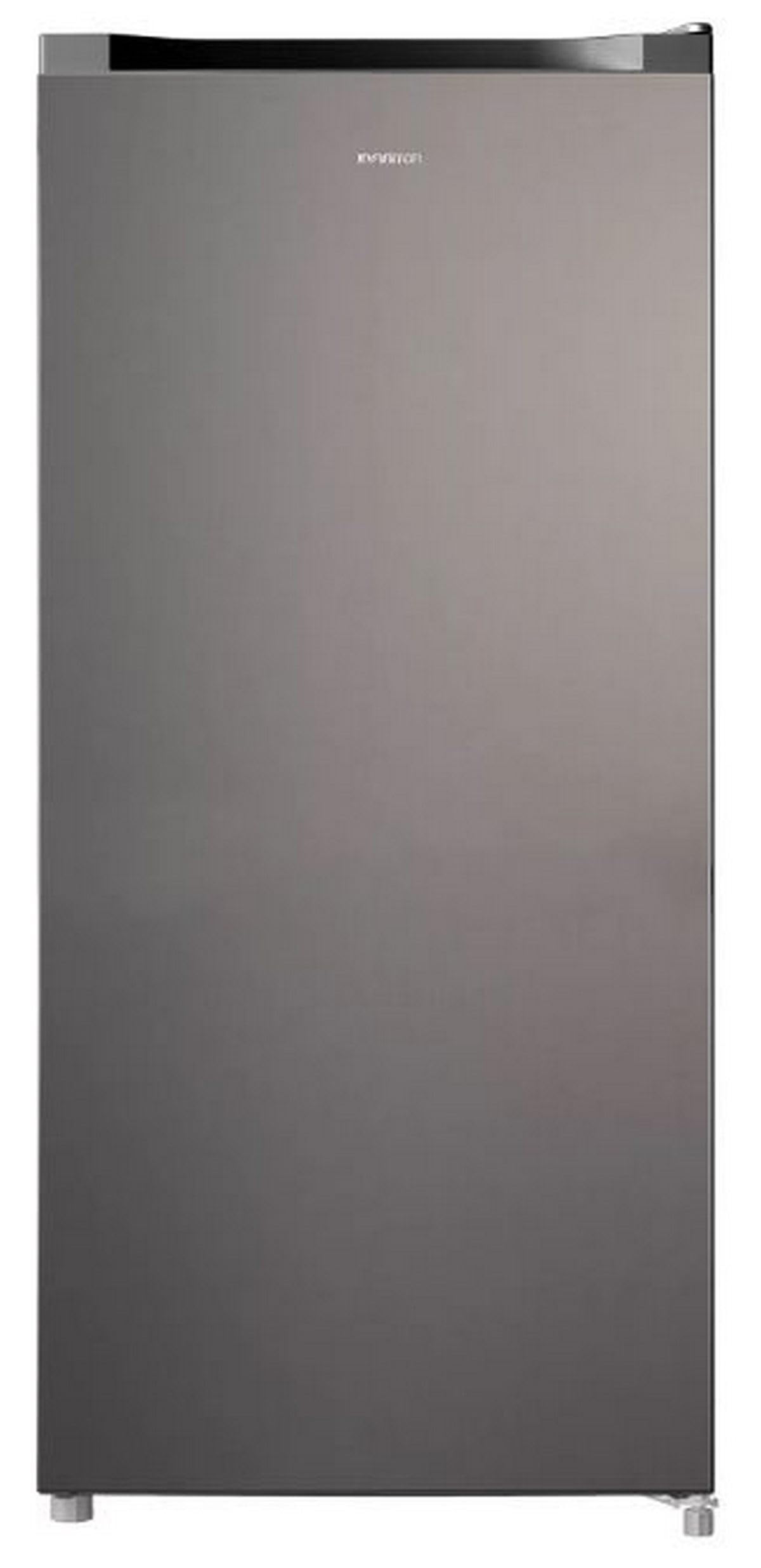INFINITON Congelador Vertical CV-140L25XEQ, 145 Litros, E, Función Fast Freezing, Congelador 4****, cajón Flap, Tirador integrado, Puerta reversible, Inox