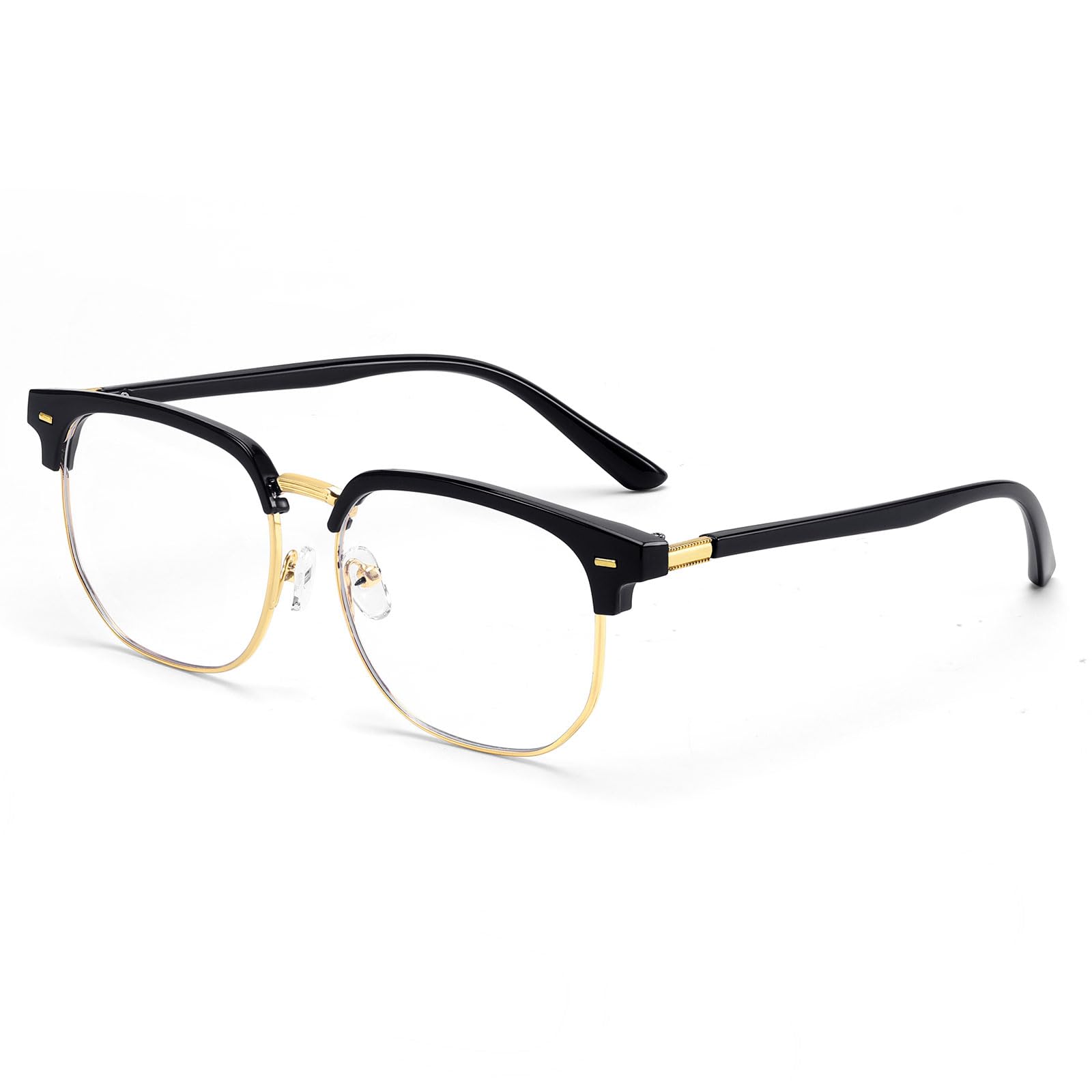 Karsaer Square Half Frame Glasses Blue Light Blocking Glasses Blue Ray Cut Computer Glasses E1188 (B0CZ42MW2Q) Amazon Price History, Amazon Price Tracker