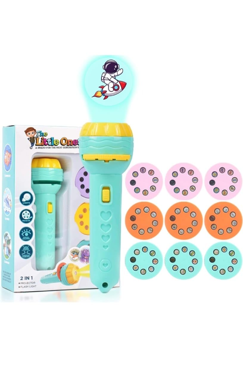3 Slides 24 Patterns Mini Projector Torch Toy Slide Flashlight Projector Torch for Kids Sleeping Story Toys for Toddlers, Educational Learning Toys and Best Return Gift,Space,Animal &Foods (B0CQYBFZHX) Amazon Price History, Amazon Price Tracker
