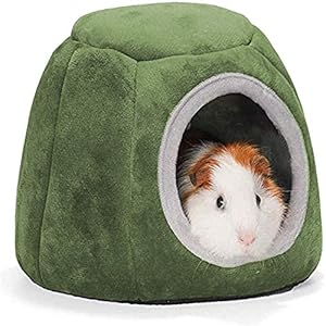 Warm huisdierbed voor kleine cavia’s, hamsters, schattig nest, kooi-speelgoed, voor kleine dieren, eekhoorns, slaapnest…