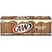 A&W Root Beer Soda, 12 fl oz cans, 12 pack