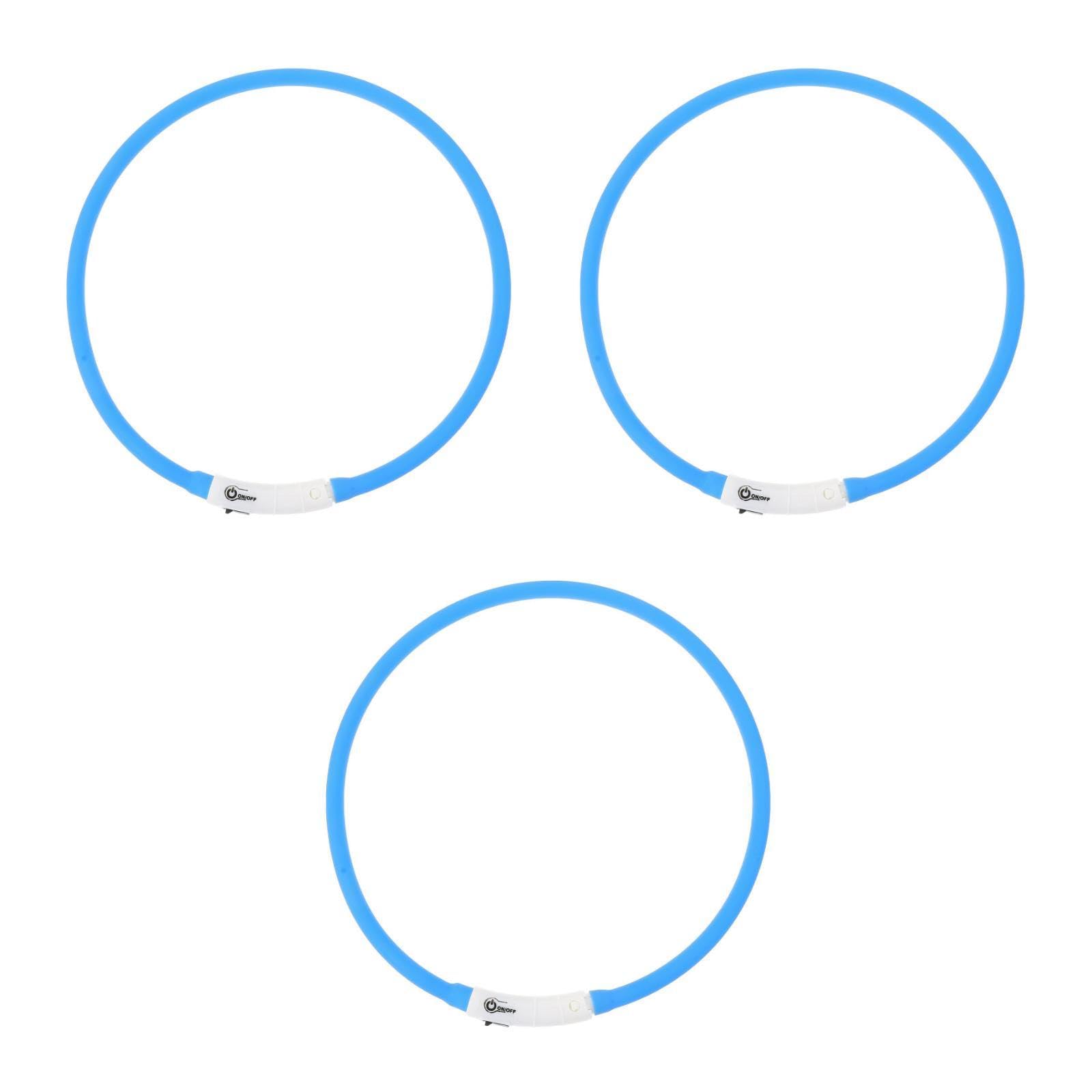 Didiseaon 3piezas Collar Led para Gatos Recargable para Paseos Resistente y De Limpiar