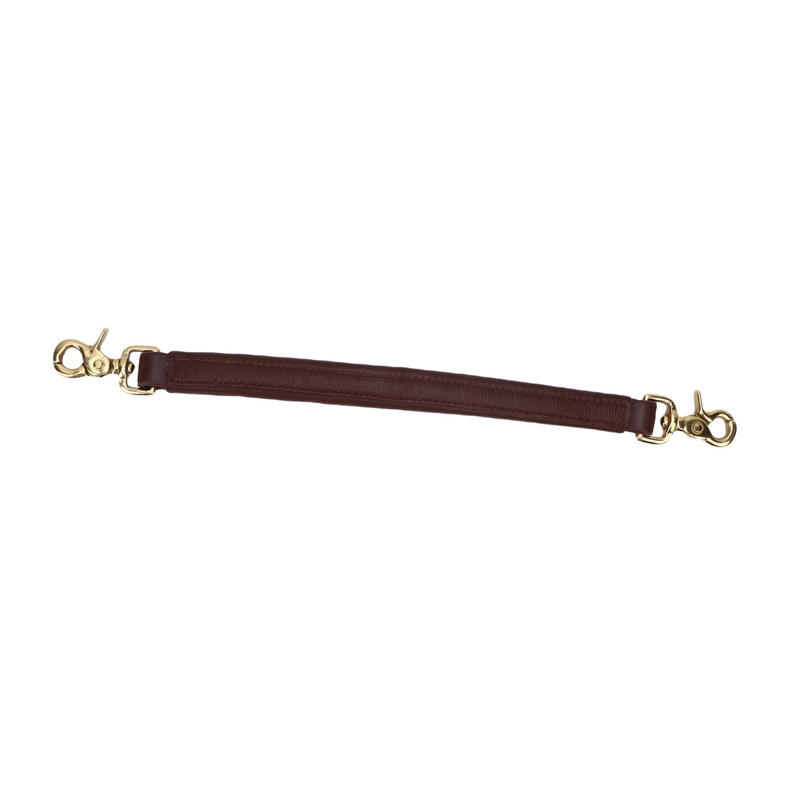 Bnineteenteam English Saddle Grab Strap, Leather Safety Handle for Balance When Horse Riding for Beginners and Children (Brown)